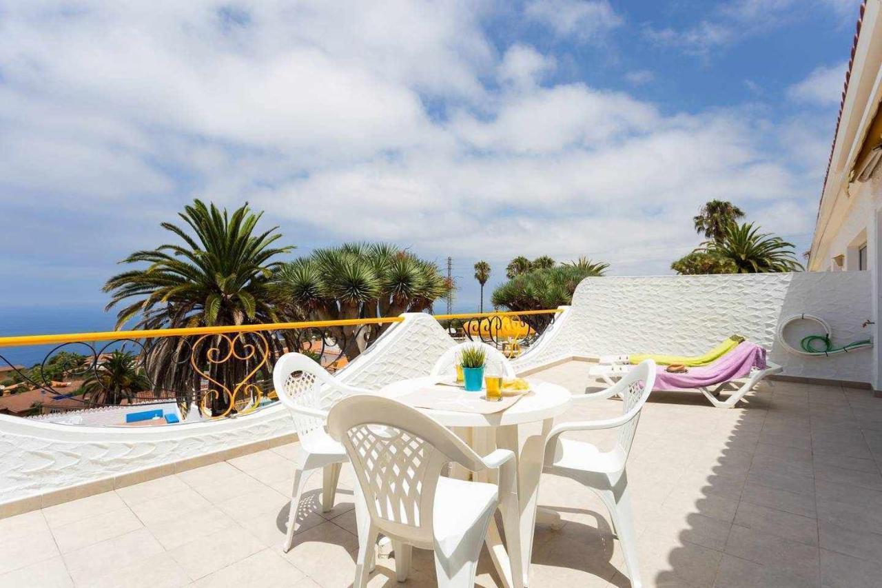 Acogedora Vivienda En Tenerife Con Vistas& Piscina Tacoronte Exterior foto